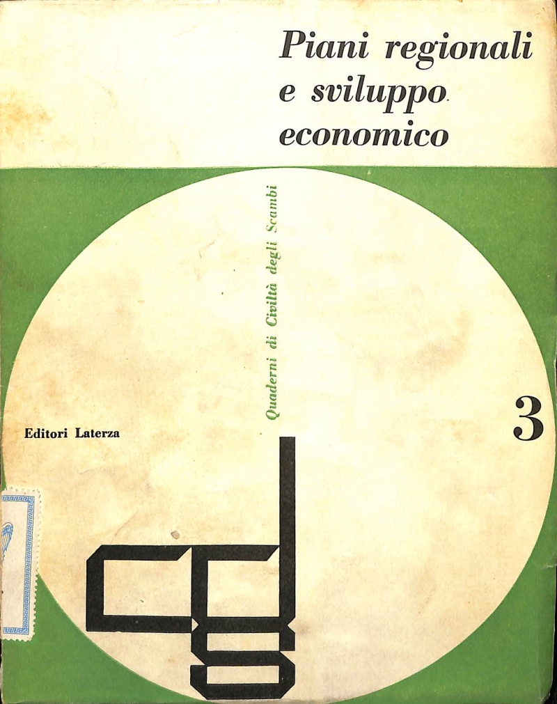 Cover  Piani regionali e sviluppo economico